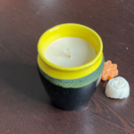 Ceramic kulhad Candle – Black